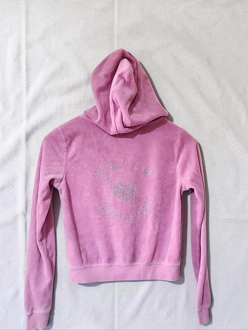 Juicy Couture X Forever 21 Zipup Cropped Hoodie. Y2k